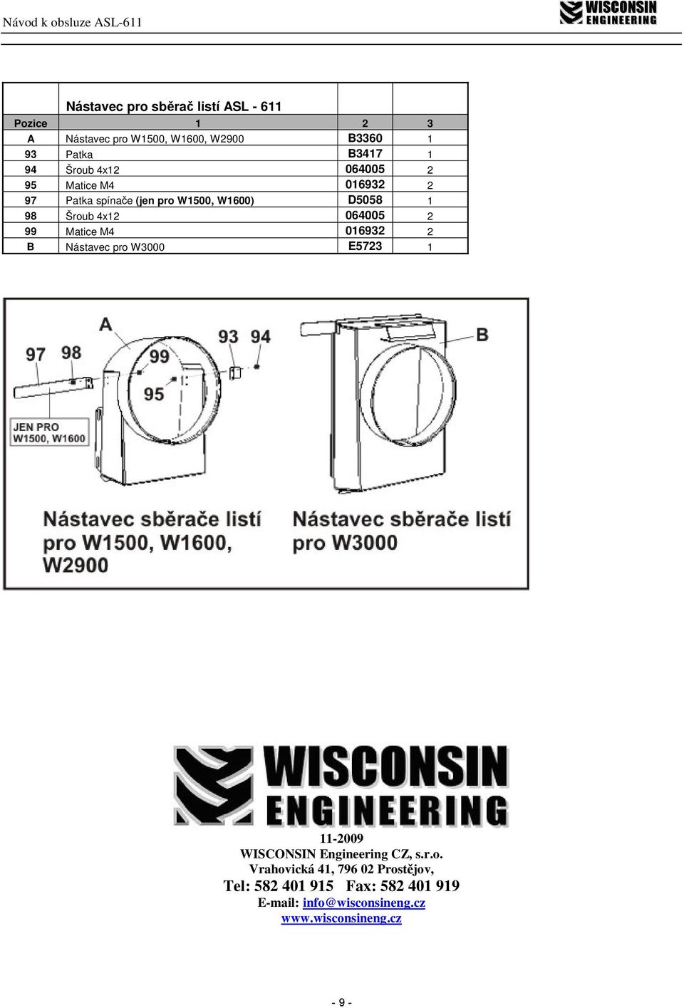 064005 2 99 Matice M4 016932 2 B Nástavec pro 