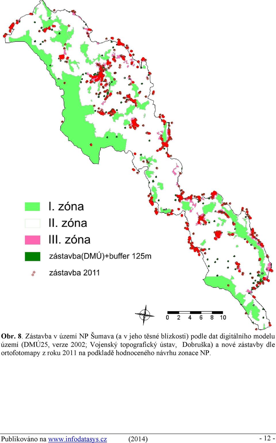 digitálního modelu území (DMÚ25, verze 2002; Vojenský topografický