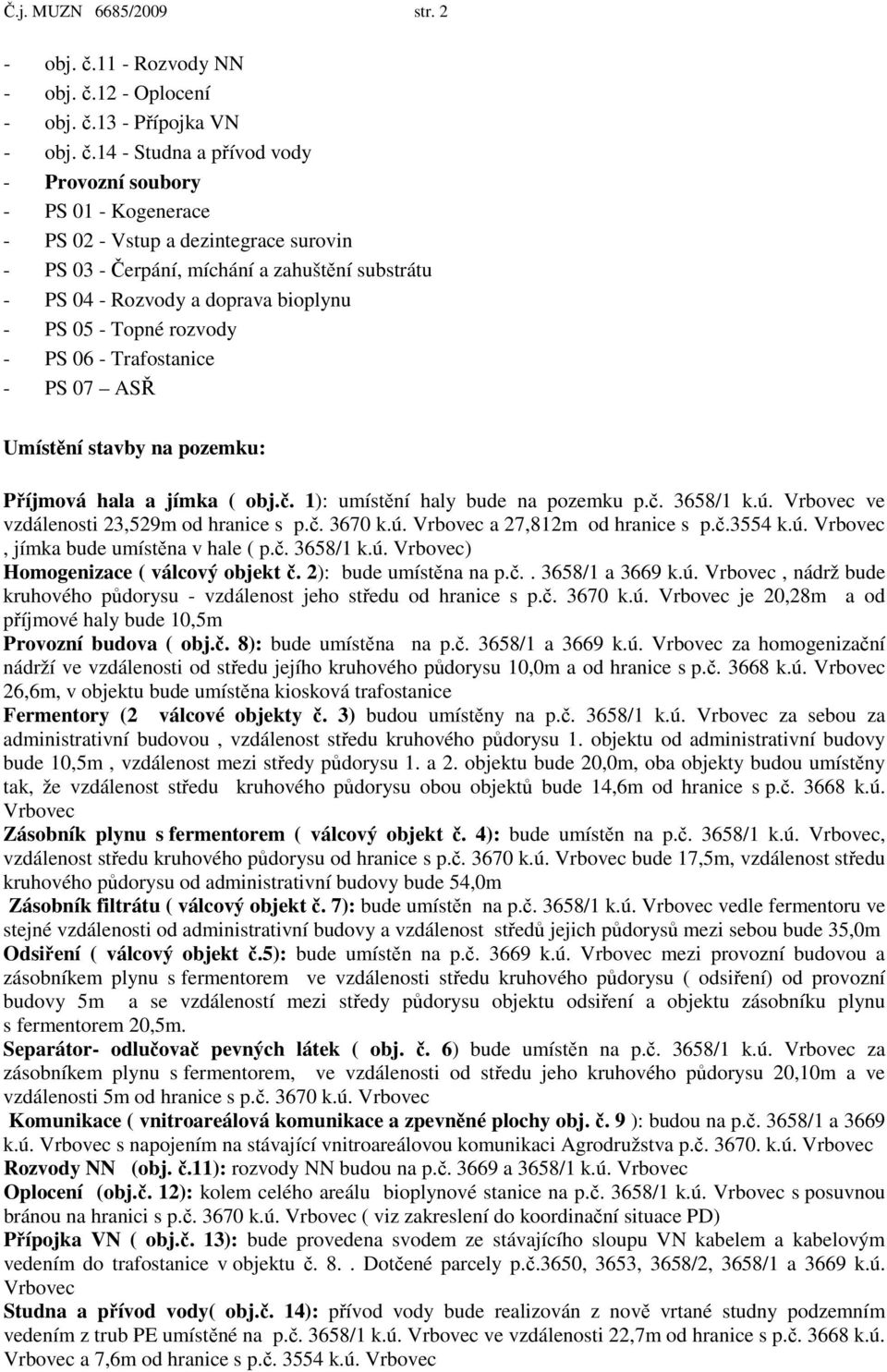 12 - Oplocení - obj. č.