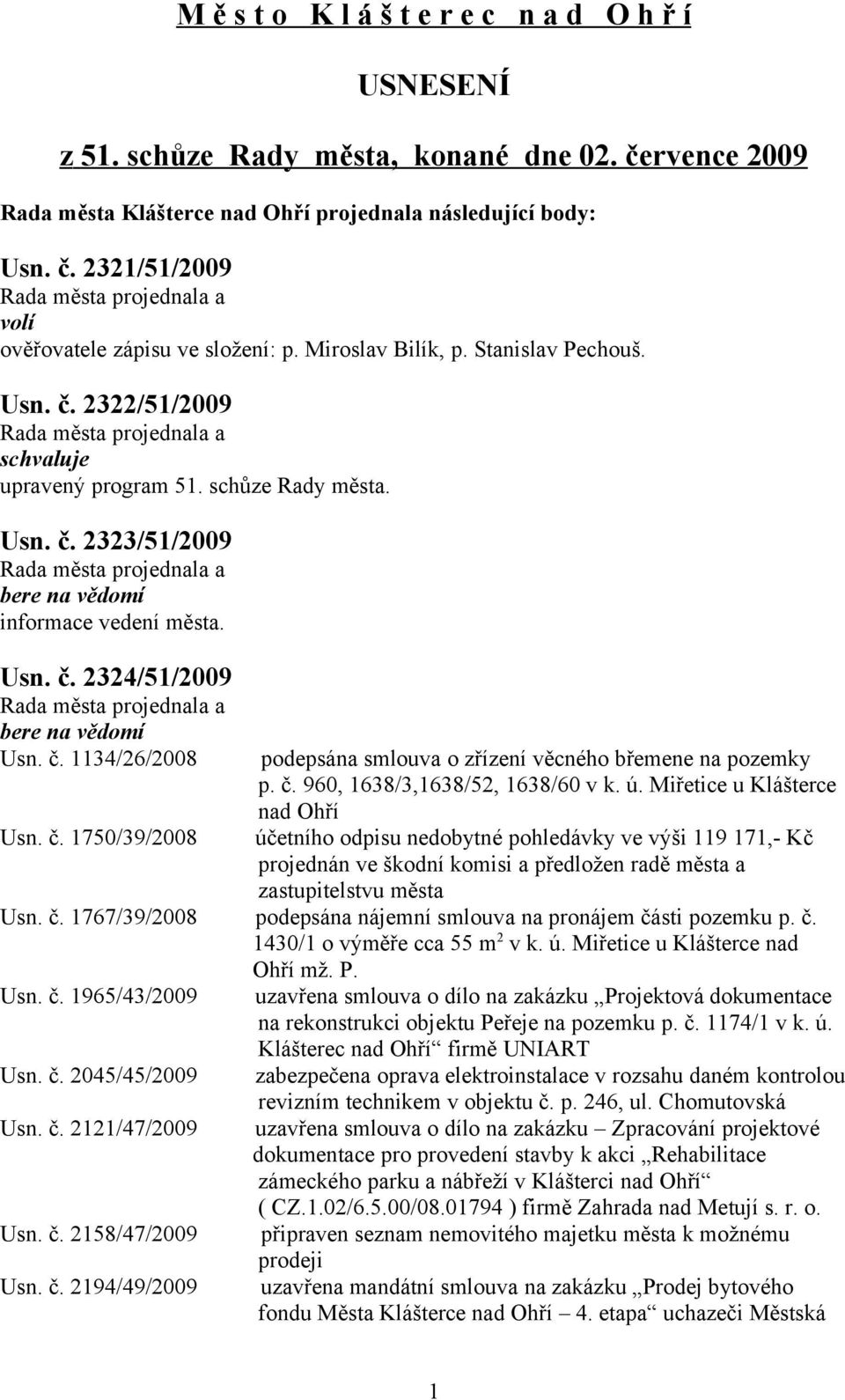 č. 960, 1638/3,1638/52, 1638/60 v k. ú.