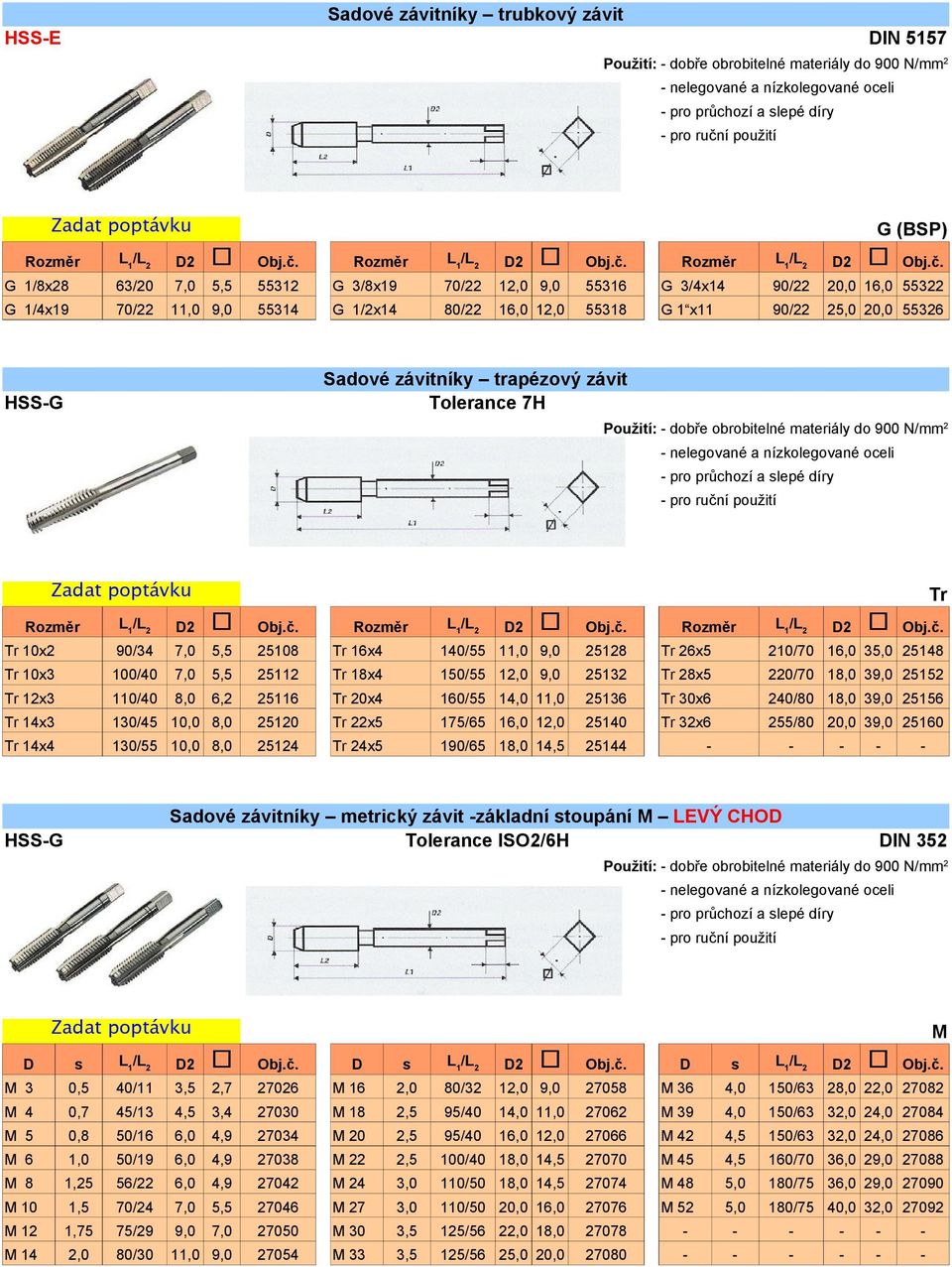 5,5 25112 Tr 18x4 150/55 12,0 9,0 25132 Tr 28x5 220/70 18,0 39,0 25152 Tr 12x3 110/40 8,0 6,2 25116 Tr 20x4 160/55 14,0 11,0 25136 Tr 30x6 240/80 18,0 39,0 25156 Tr 14x3 130/45 10,0 8,0 25120 Tr 22x5