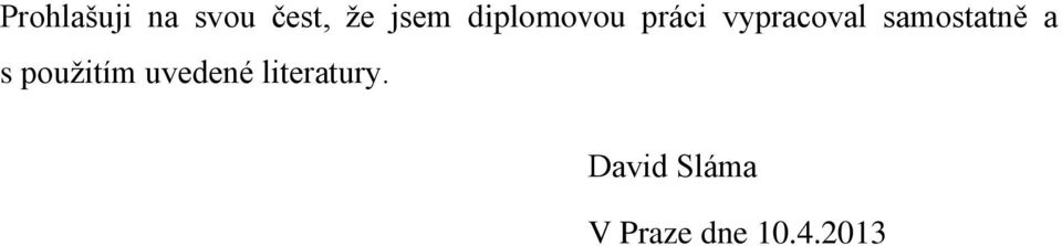samostatně a s použitím uvedené