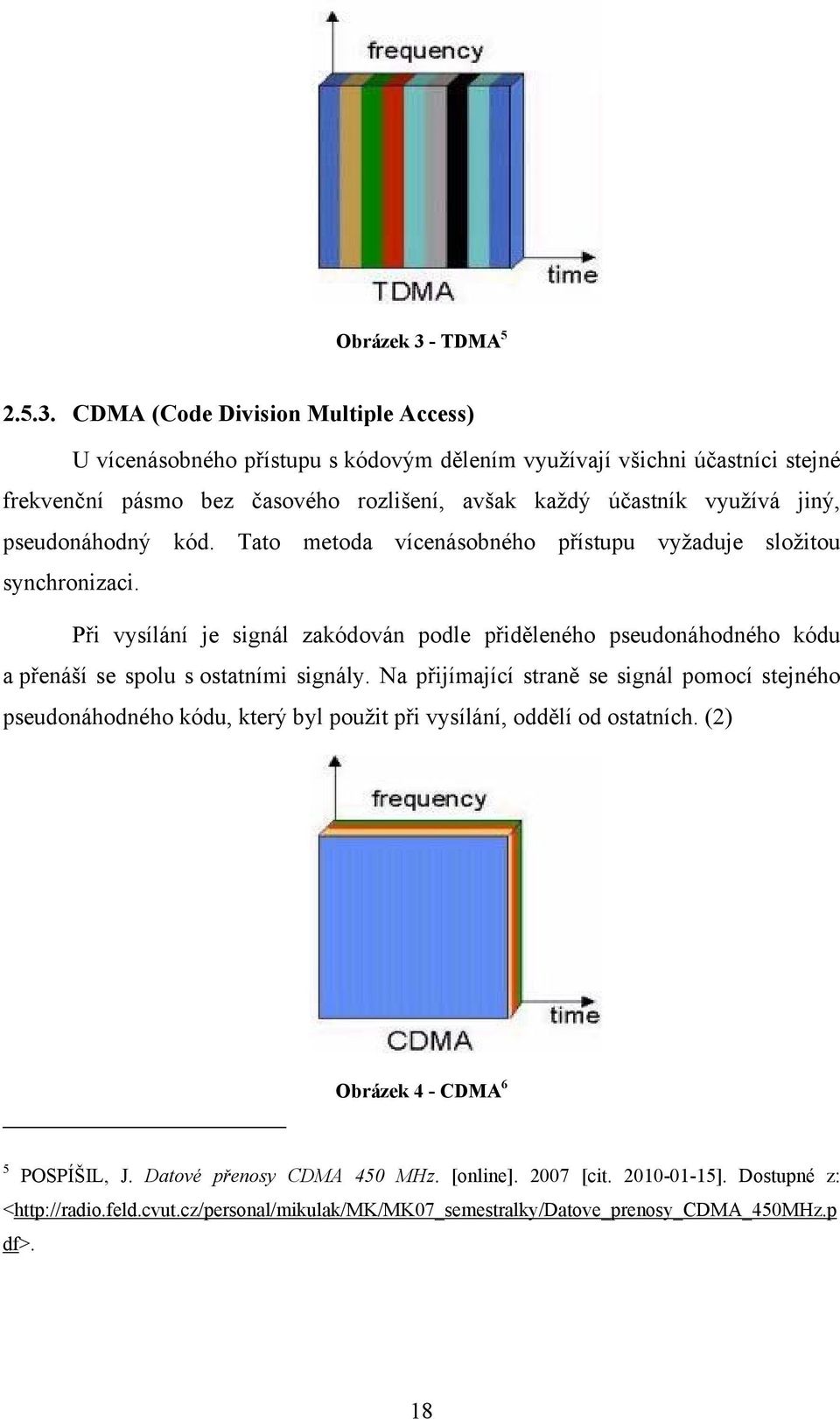 CDMA (Code Division Multiple Access) U vícenásobného přístupu s kódovým dělením využívají všichni účastníci stejné frekvenční pásmo bez časového rozlišení, avšak každý účastník využívá