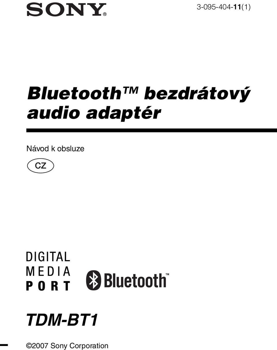 audio adaptér Návod k