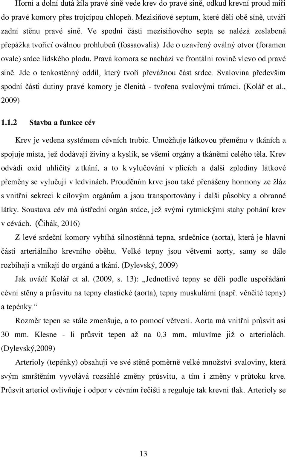 Pravá komora se nachází ve frontální rovině vlevo od pravé síně. Jde o tenkostěnný oddíl, který tvoří převážnou část srdce.