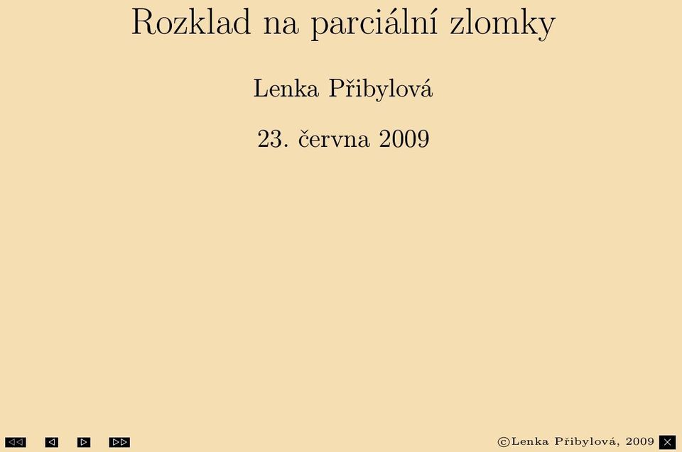 zlomky Lenka