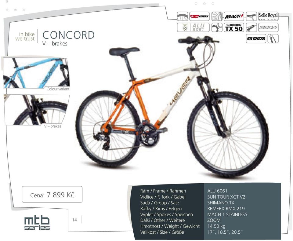 XCT V2 SHIMANO TX REMERX
