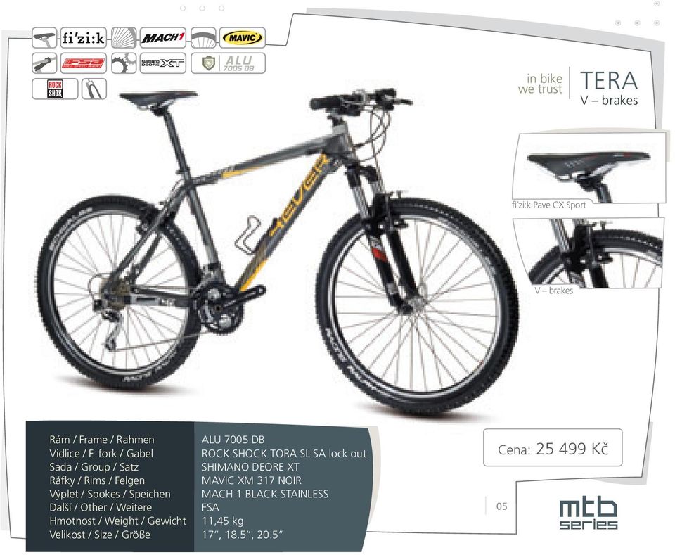 MAVIC XM 317 NOIR MACH 1 BLACK STAINLESS