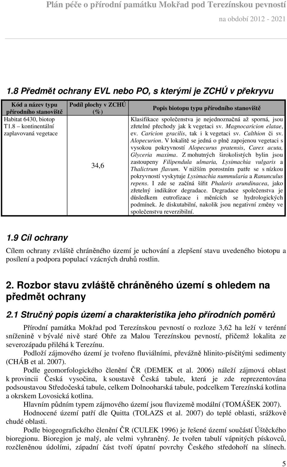 sv. Magnocaricion elatae, ev. Caricion gracilis, tak i k vegetaci sv. Calthion či sv. Alopecurion.