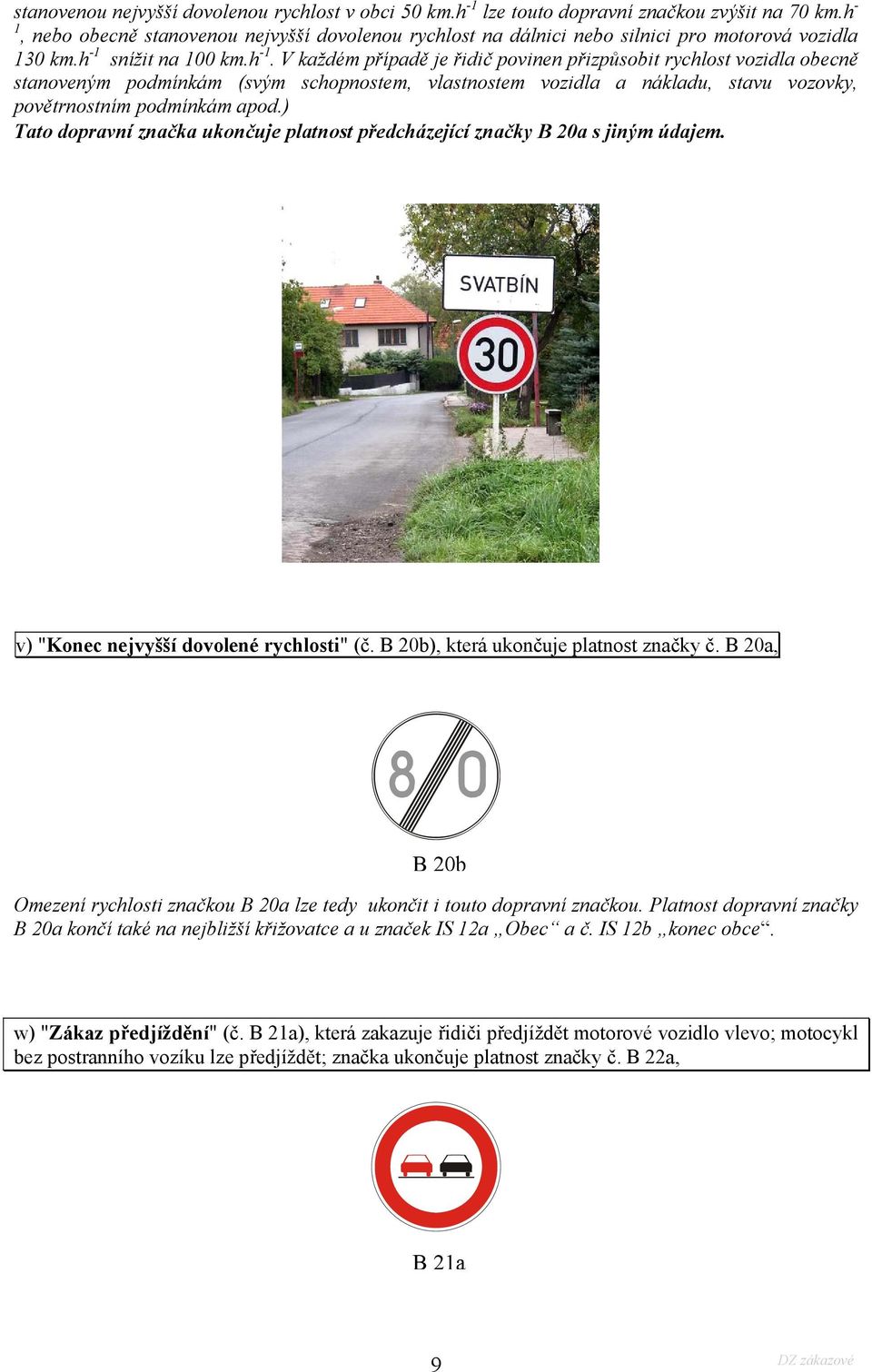 snížit na 100 km.h -1.