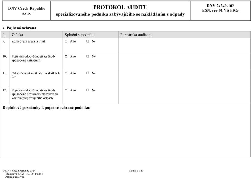 Odpovědnost za škody na složkách ŽP 12.