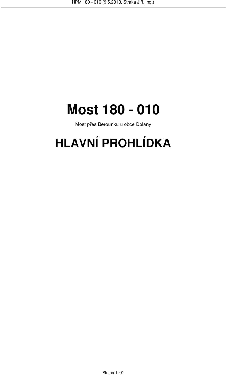 obce Dolany HLAVNÍ