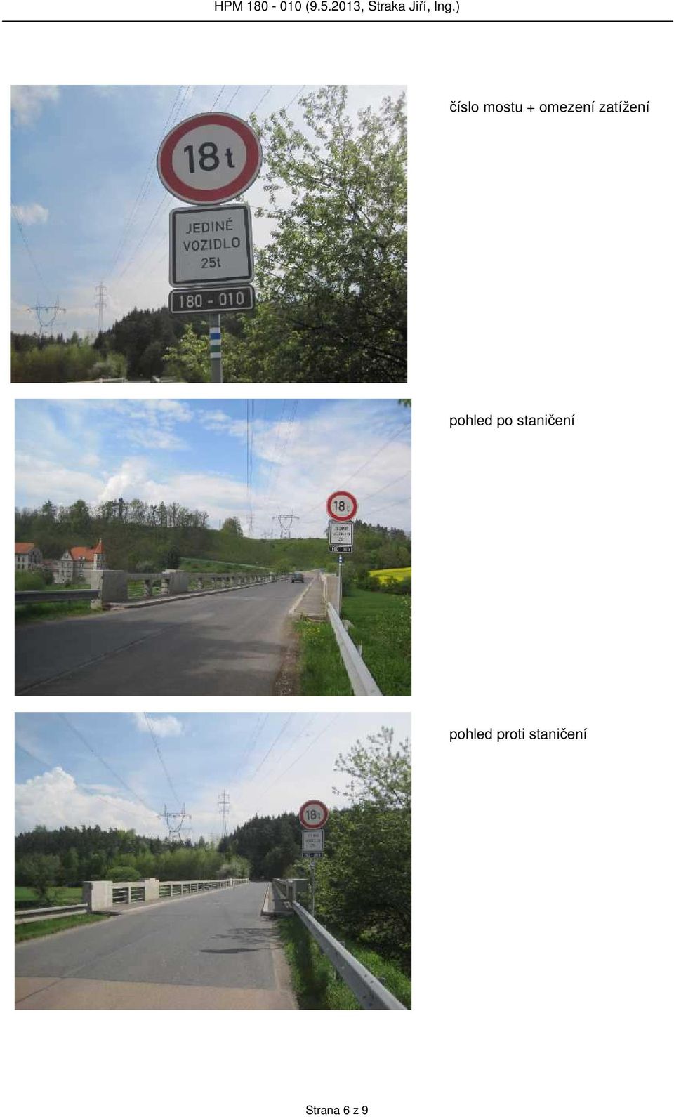 staničení pohled