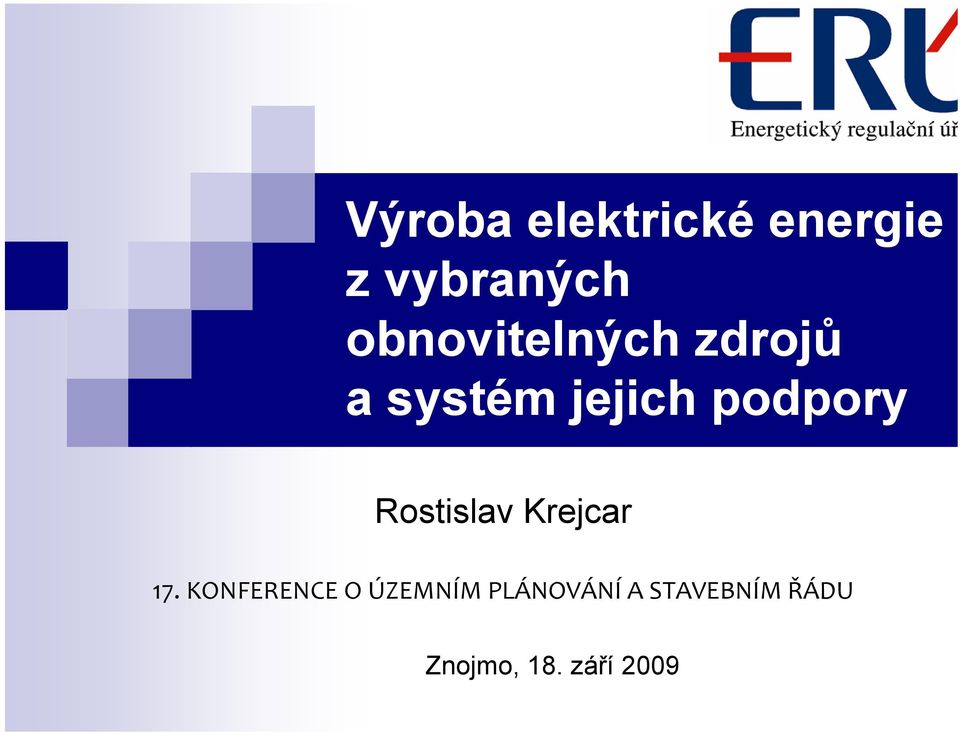 podpory Rostislav Krejcar 17.