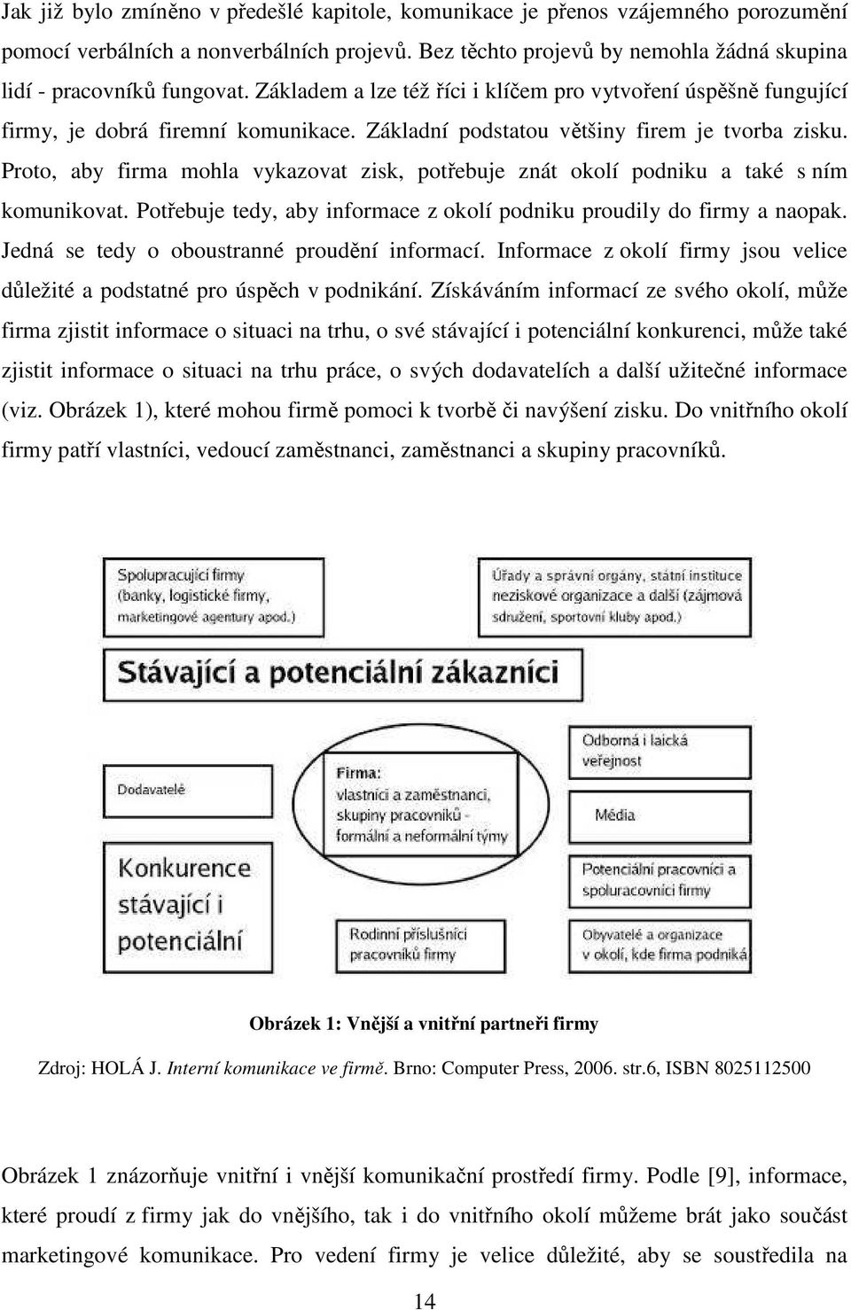 Proto, aby firma mohla vykazovat zisk, potřebuje znát okolí podniku a také s ním komunikovat. Potřebuje tedy, aby informace z okolí podniku proudily do firmy a naopak.