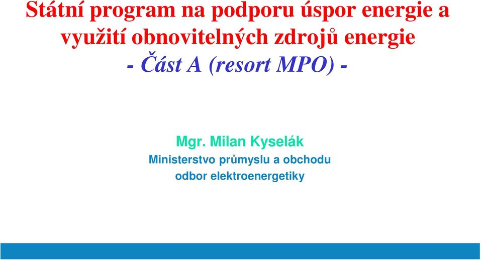 A (resort MPO) - Mgr.