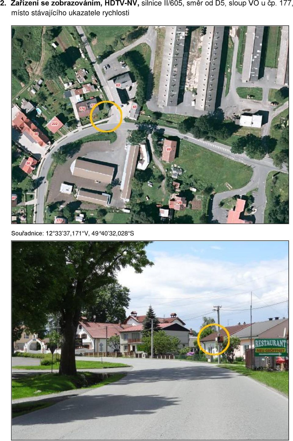 177, místo stávajícího ukazatele