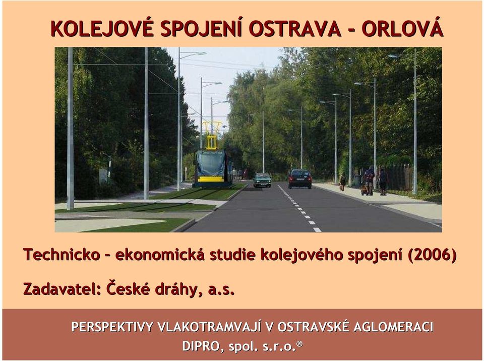 studie kolejového spojení
