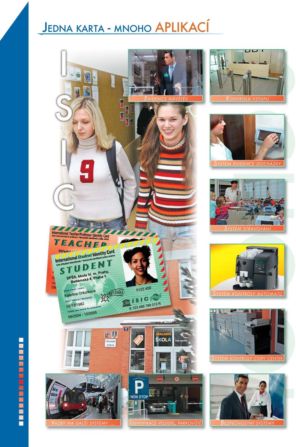 KONTROLY AUTOMATŮ SYSTÉM KONTROLY COPY CENTER VAZBY NA
