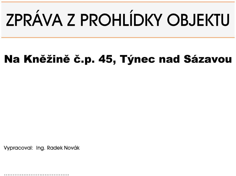 45, Týnec nad Sázavou