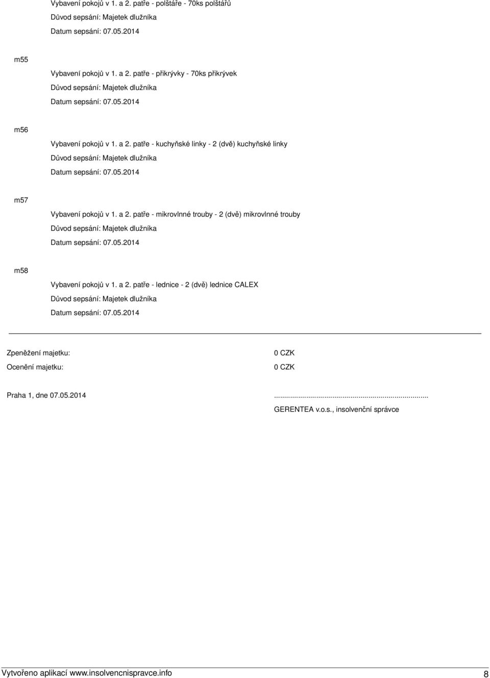 patře - mikrovlnné trouby - 2 (dvě) mikrovlnné trouby m58 Vybavení pokojů v 1. a 2.