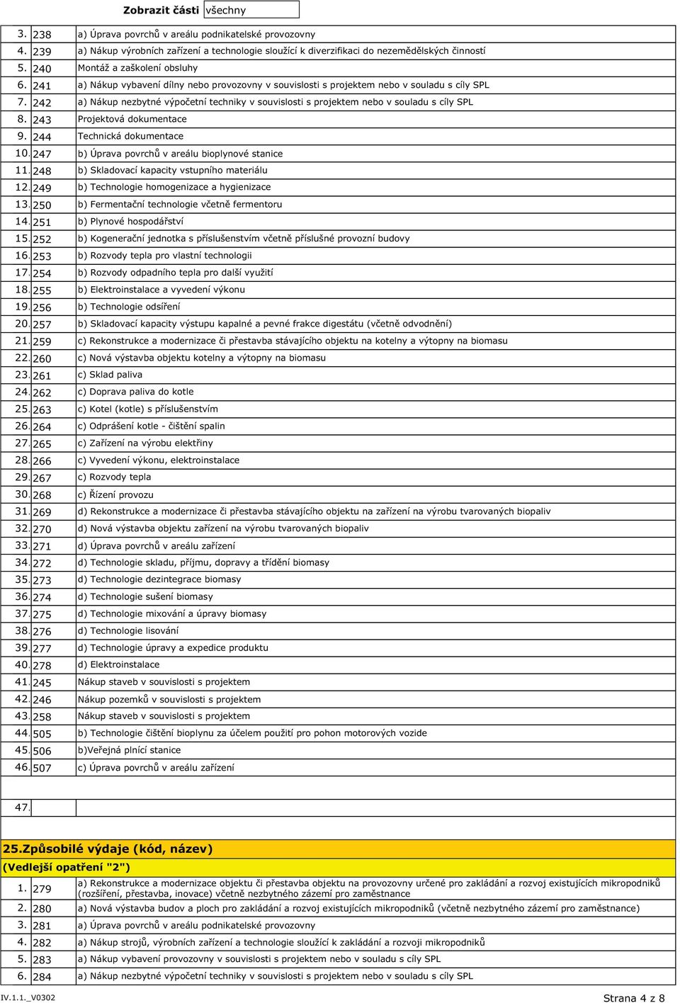243 Projektová dokumentace 9. 244 Technická dokumentace 10.