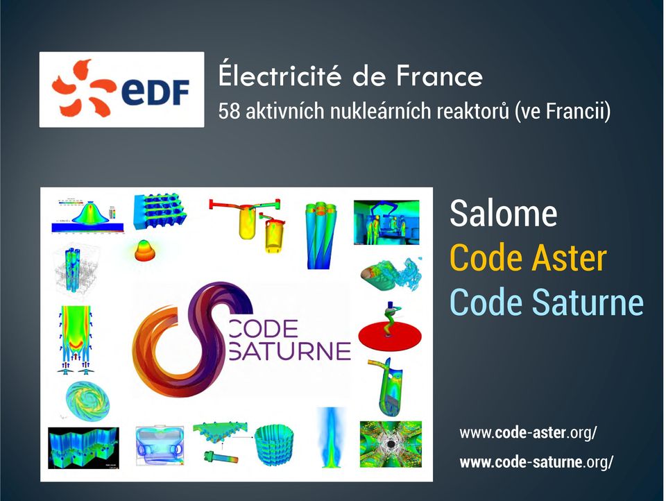 Salome Code Aster Code Saturne www.