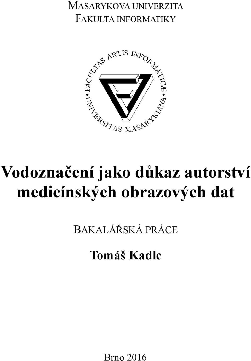 autorství medicínských obrazových