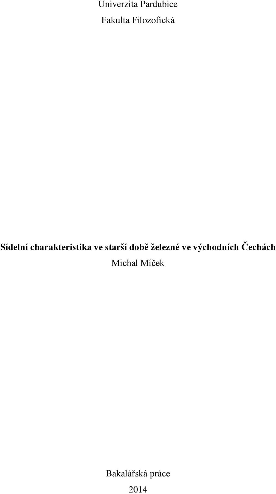 ve starší době železné ve