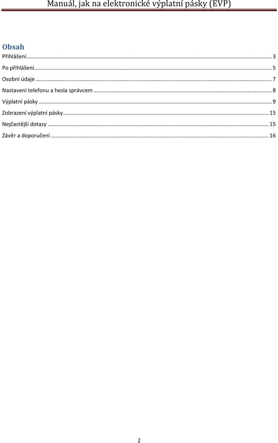 Manuál, jak na elektronické výplatní pásky (EVP) - PDF Stažení zdarma