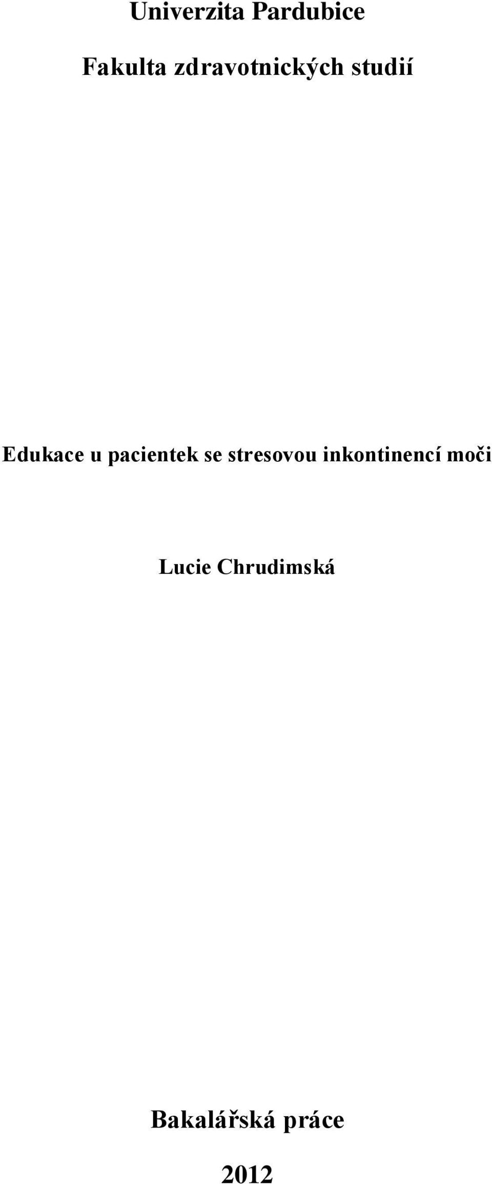 pacientek se stresovou