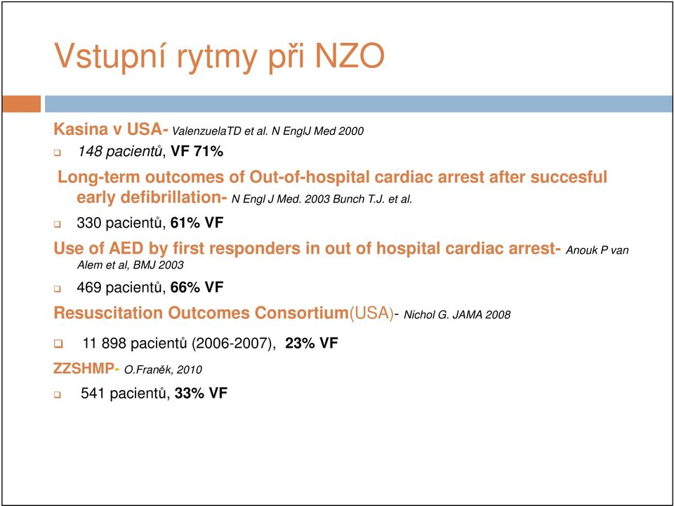 defibrillation- N Engl J Med. 2003 Bunch T.J. et al.