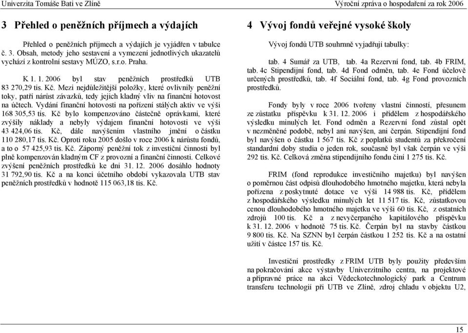 Mezi nejdůležitější položky, které ovlivnily peněžní toky, patří nárůst závazků, tedy jejich kladný vliv na finanční hotovost na účtech.