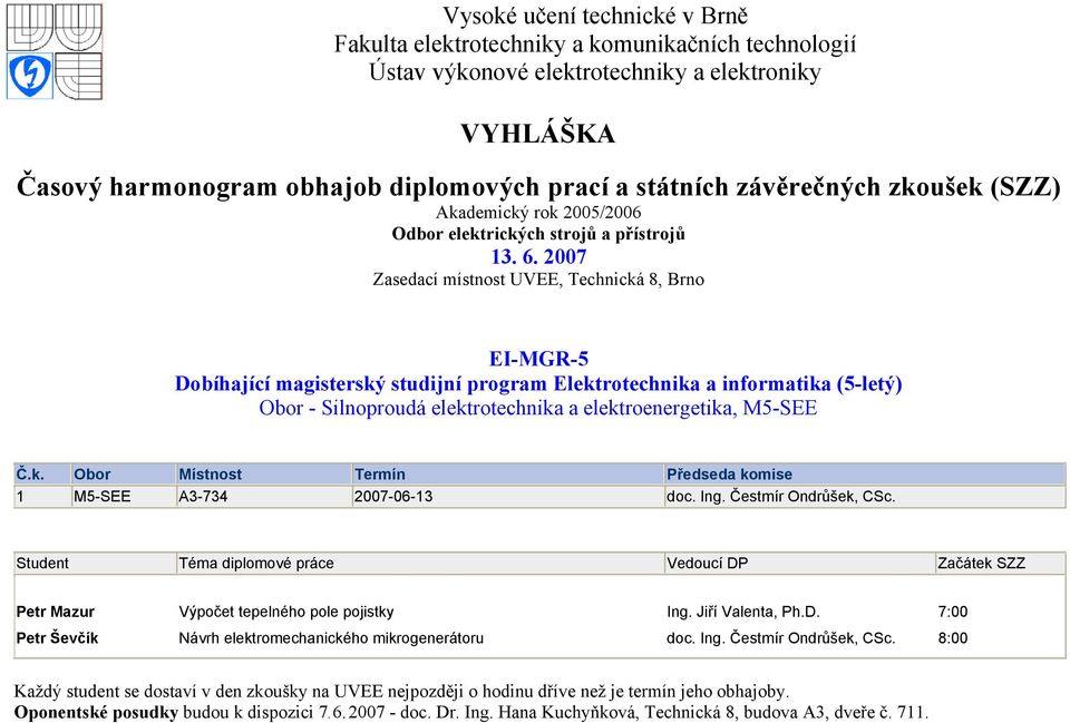elektroenergetika, M5-SEE 1 M5-SEE A3-734 2007-06-13 doc. Ing. Čestmír Ondrůšek, CSc.