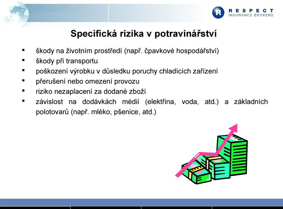 chladících zařízení přerušení nebo omezení provozu riziko nezaplacení za dodané zboží