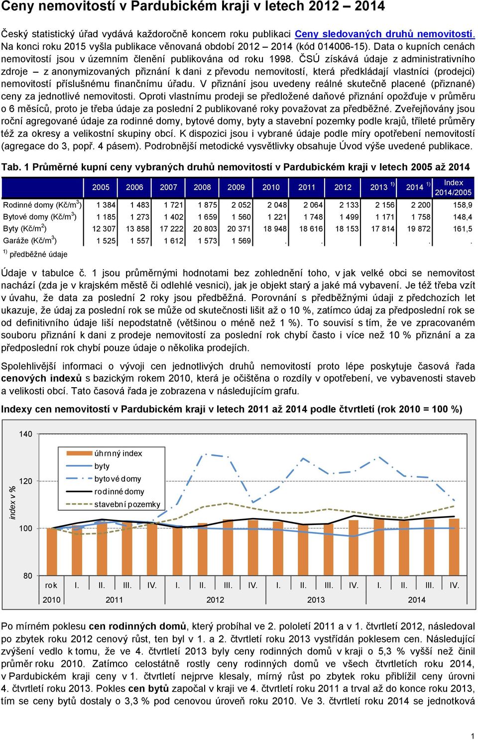 ČSÚ získává údaje z administrativního zdroje z anonymizovaných přiznání k dani z převodu nemovitostí, která předkládají vlastníci (prodejci) nemovitostí příslušnému finančnímu úřadu.