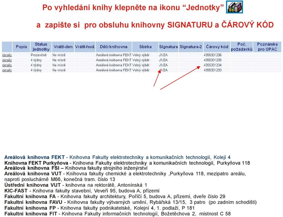 fakulty chemické a elektrotechniky,purkyňova 118, mezipatro areálu, naproti posluchárně M66, konečná tram.