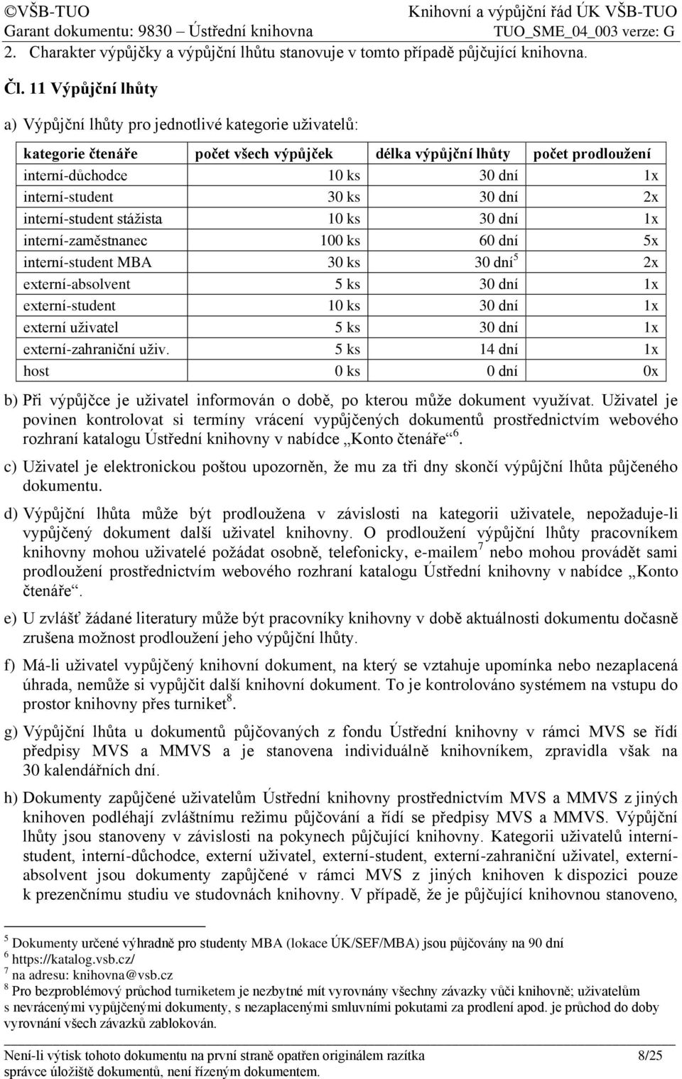 30 ks 30 dní 2x interní-student stážista 10 ks 30 dní 1x interní-zaměstnanec 100 ks 60 dní 5x interní-student MBA 30 ks 30 dní 5 2x externí-absolvent 5 ks 30 dní 1x externí-student 10 ks 30 dní 1x
