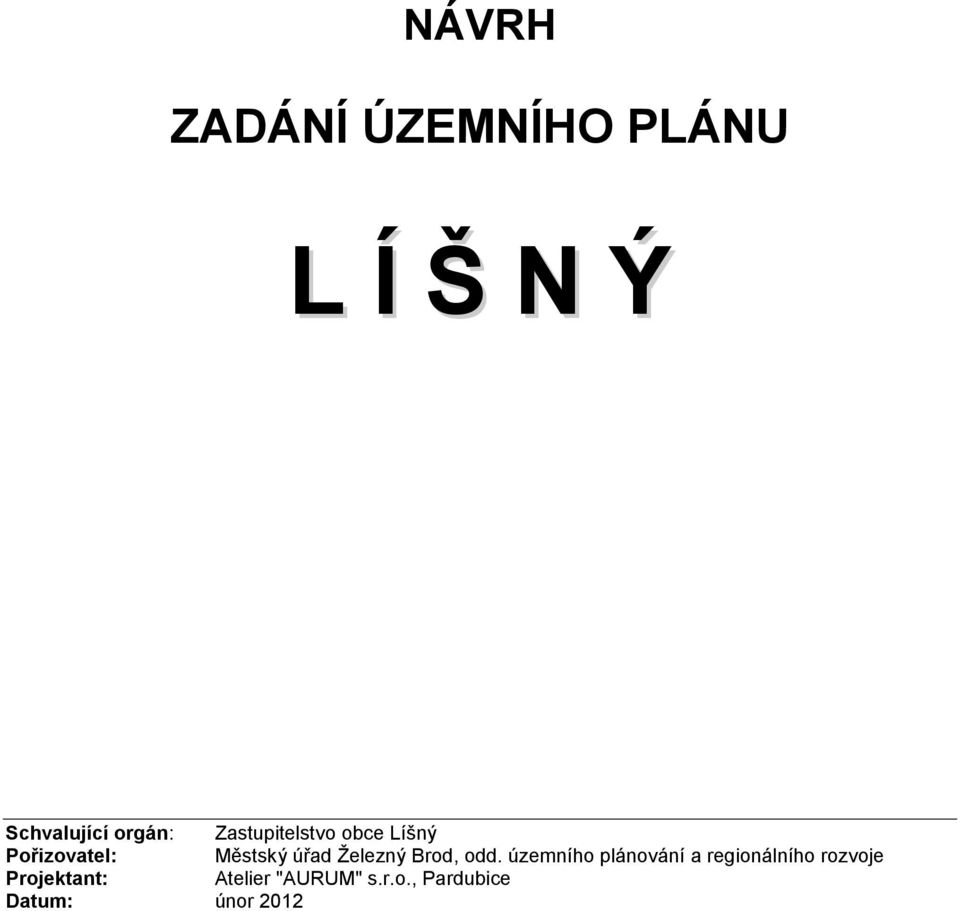 Železný Brod, odd.