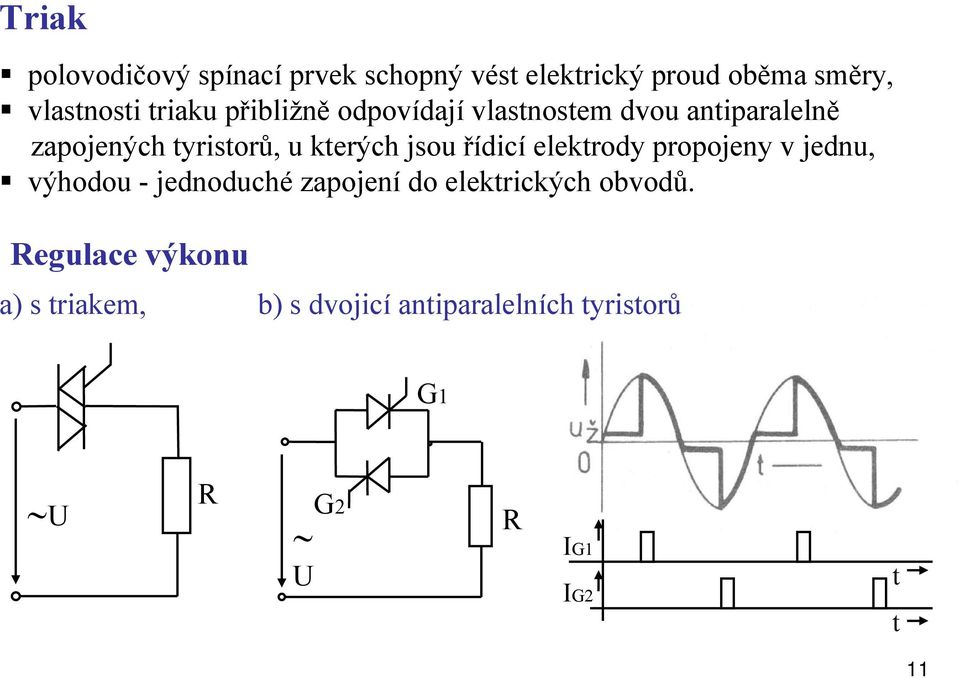 ELEKTROTECHNIKA I. 11. přednáška. Tyristory - PDF Free Download