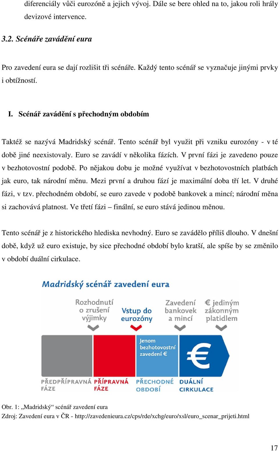 Tento scénář byl využit při vzniku eurozóny - v té době jiné neexistovaly. Euro se zavádí v několika fázích. V první fázi je zavedeno pouze v bezhotovostní podobě.