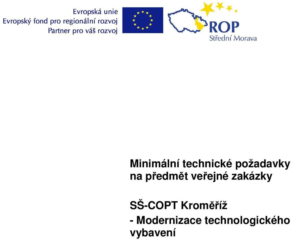 veřejné zakázky SŠ-COPT