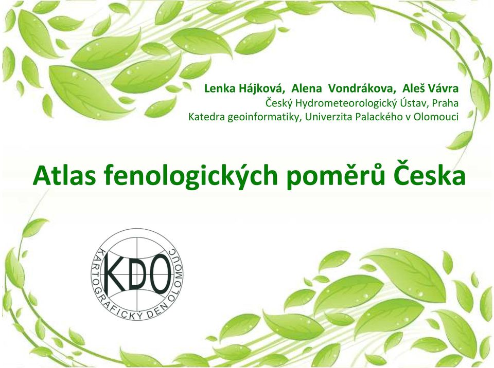 Praha Katedra geoinformatiky, Univerzita