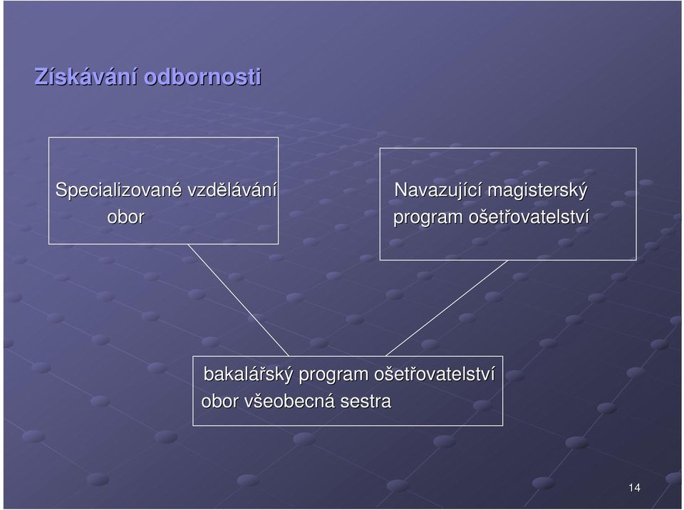 program ošetřovatelství bakalářský