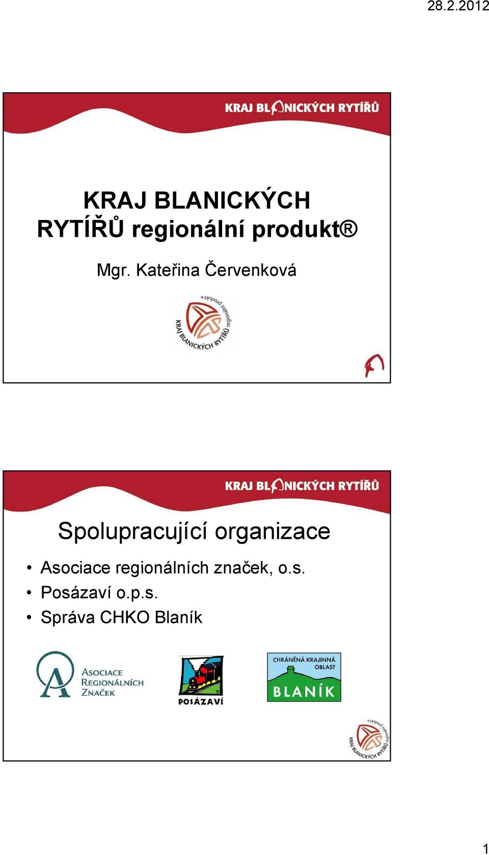 Kateřina Červenková Spolupracující