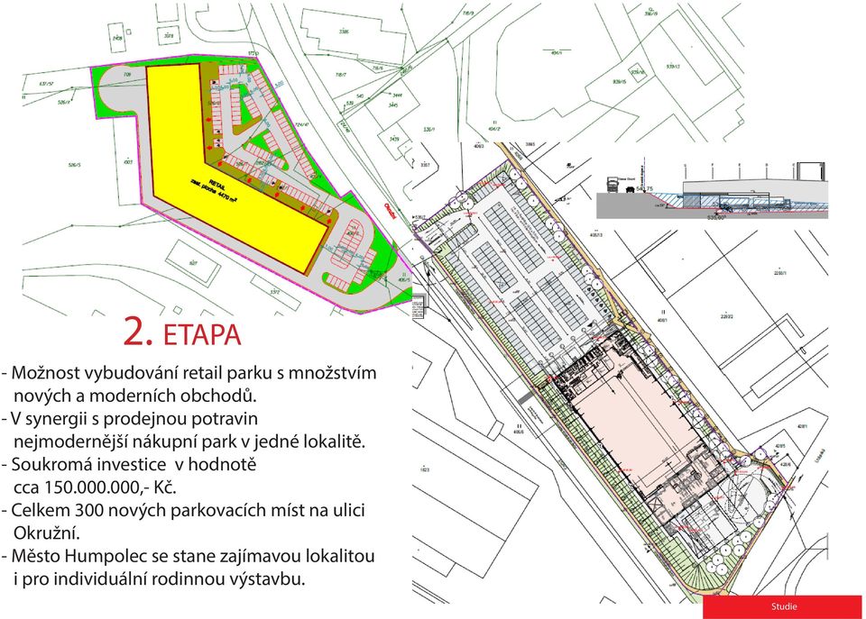 - Soukromá investice v hodnotě cca 150.000.000,- Kč.