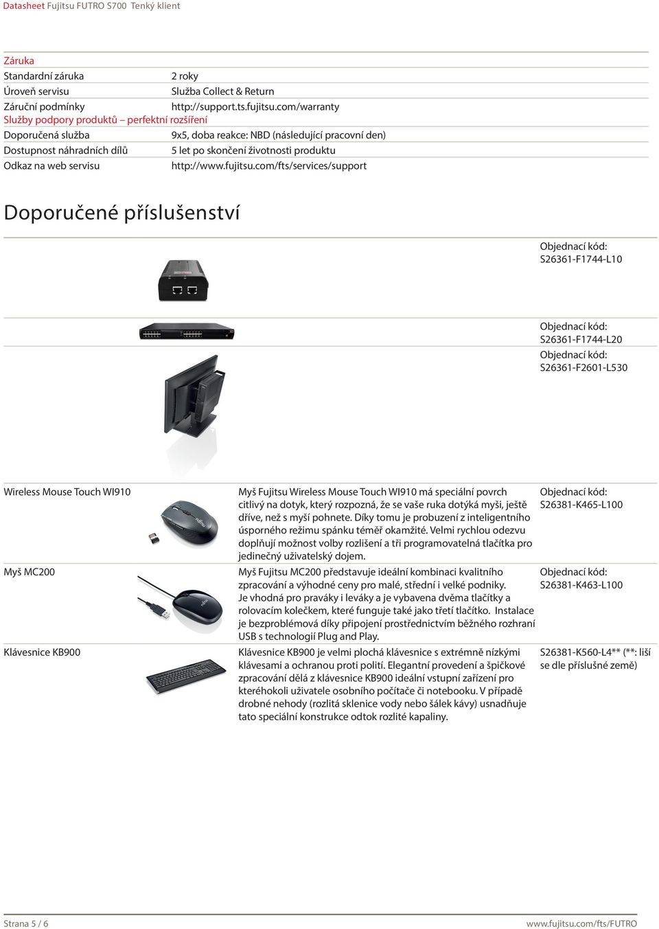 web servisu http://www.fujitsu.