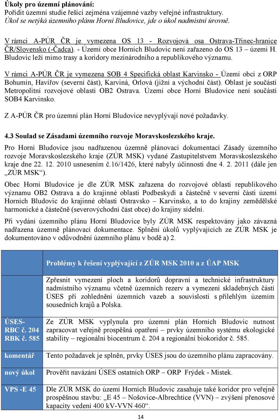 Bludovic leží mimo trasy a koridory mezinárodního a republikového významu.