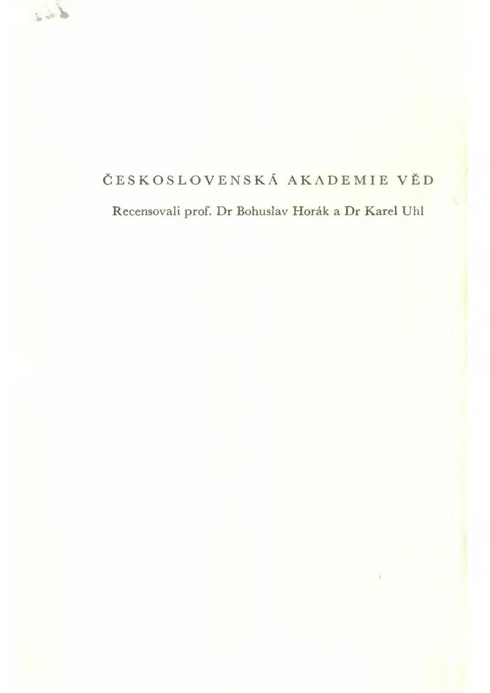 Recensovali prof.