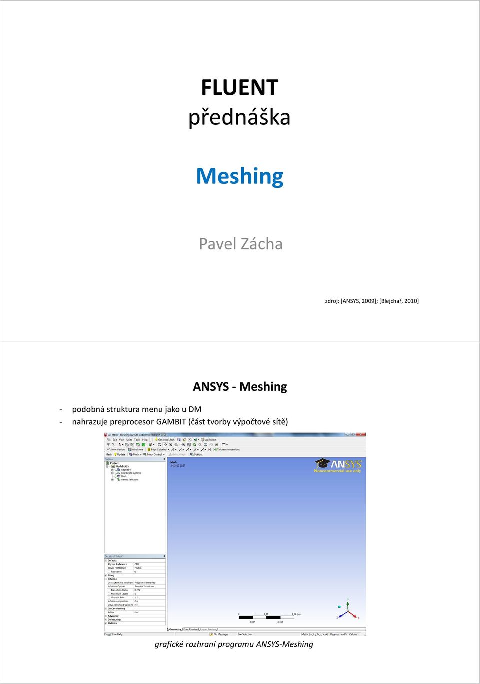 struktura menu jako u DM - nahrazuje preprocesor GAMBIT